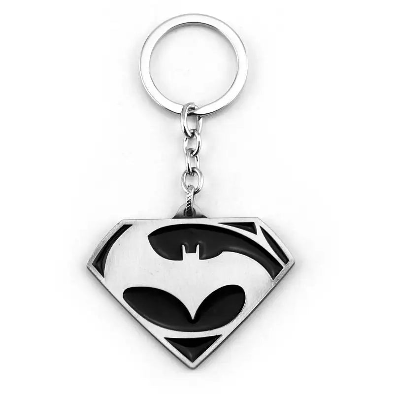 Bat Pendants Keychain Superheroes Movie Jewelry Car Key Ring Bags Key Chains Gifts Souvenir