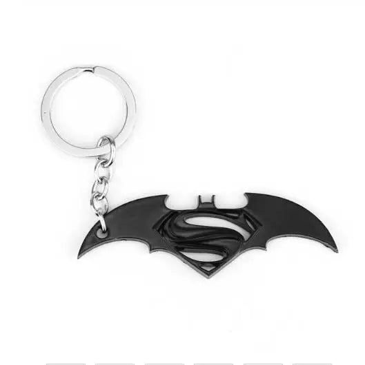 Bat Pendants Keychain Superheroes Movie Jewelry Car Key Ring Bags Key Chains Gifts Souvenir