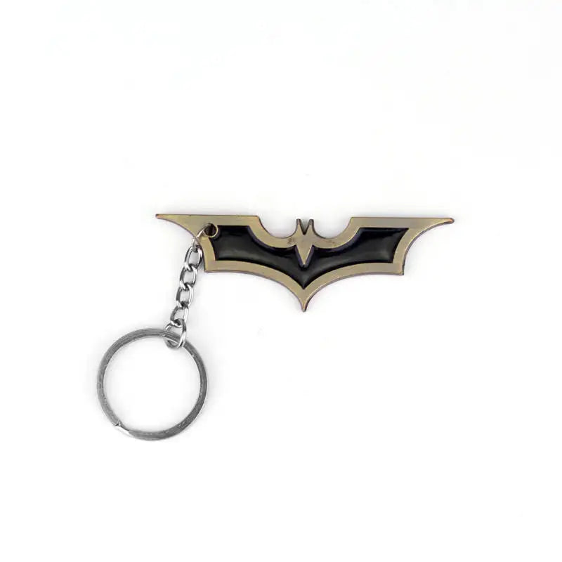 Bat Pendants Keychain Superheroes Movie Jewelry Car Key Ring Bags Key Chains Gifts Souvenir