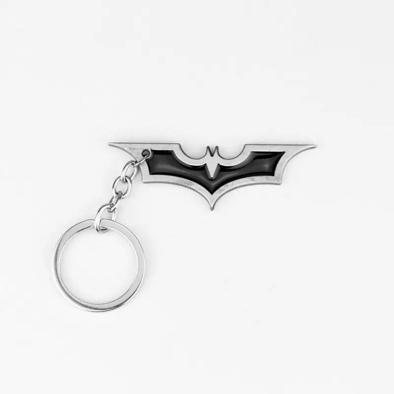 Bat Pendants Keychain Superheroes Movie Jewelry Car Key Ring Bags Key Chains Gifts Souvenir