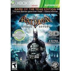 Batman: Arkham Asylum [Game Of The Year] - Xbox 360 - (Game Only)