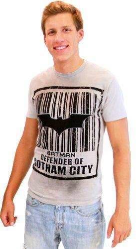 Batman Barcode Defender of Gotham City T-Shirt - S