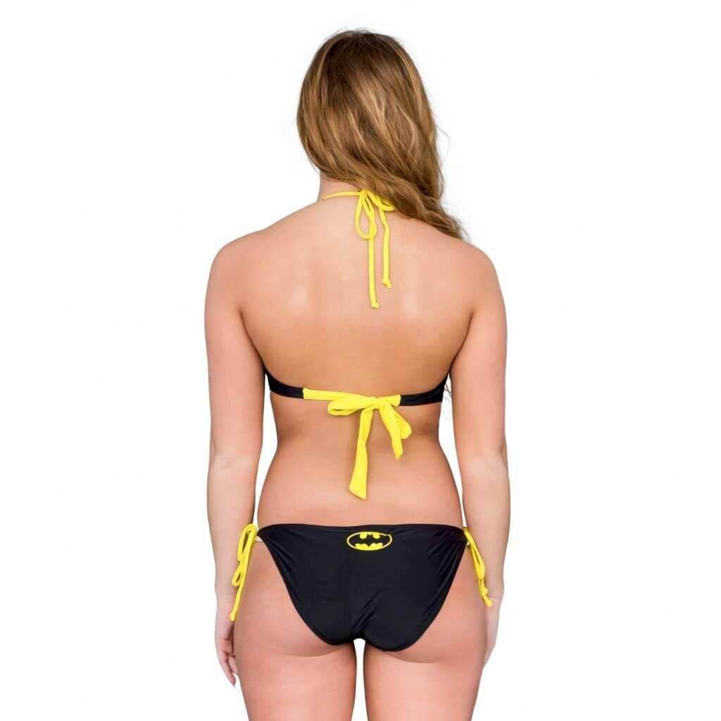 Batman Logo Bandeau Monokini Swimsuit - S