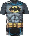 Batman Muscle Costume With Logo T-shirt - S