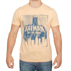 Batman Out All Night Beach Peach Adult Tee - S