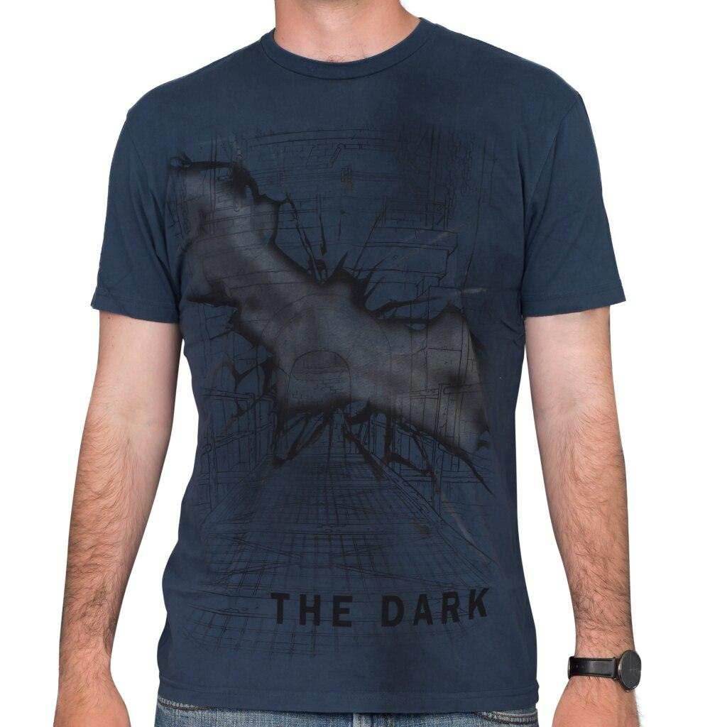 Batman Stay Tune The Dark Navy T-Shirt - S