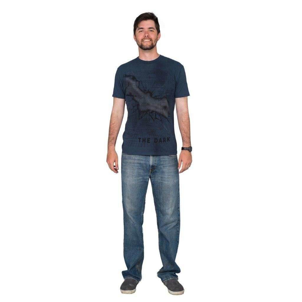 Batman Stay Tune The Dark Navy T-Shirt - S