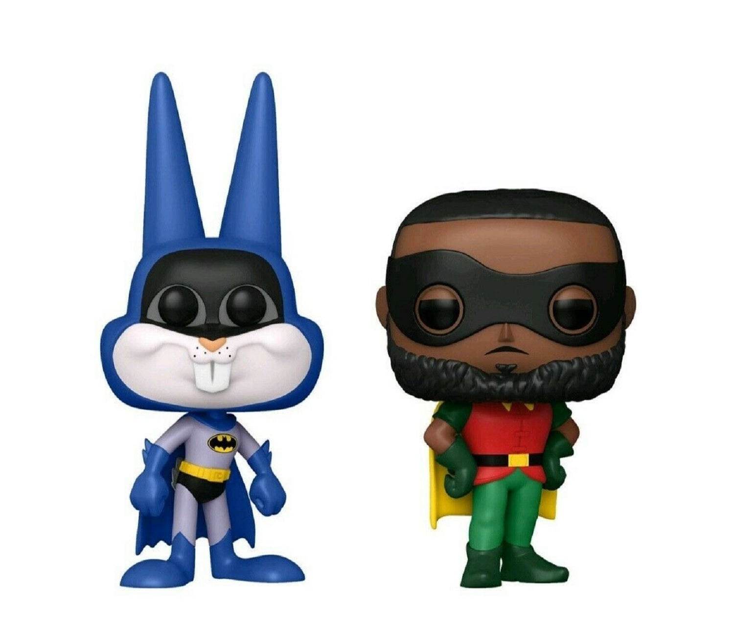 Funko Pop! Space Jam A New Legacy - Bugs Bunny as Batman & LeBron James as Robin Vinyl Figure - 