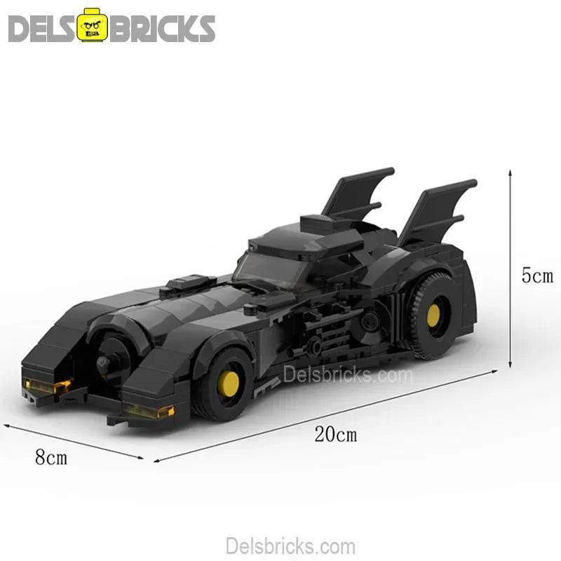 Batmobile Toy Car from Batman 1989 Movie Custom Lego Star Wars Minifigures - 