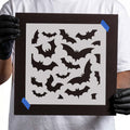 Bats Pattern Stencil