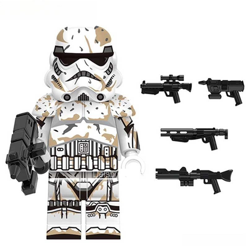 Battle Damaged Stormtrooper & Blasters Lego Star Wars Minifigures