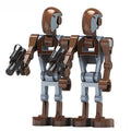Battle Droids captain set of 2 Star Wars Lego Minifigures Custom Toys