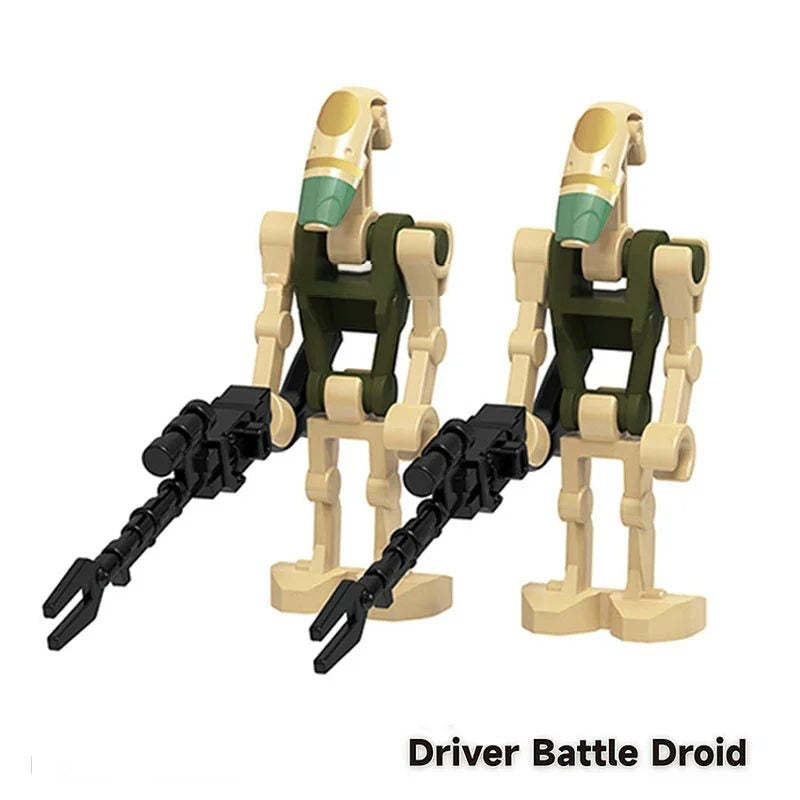Battle Droids & IG-88 4 pack Lego Star Wars Minifigures Custom Toys