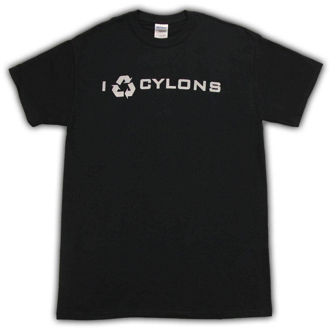 Battlestar Galactica I Recycle Cyclons T-shirt - S
