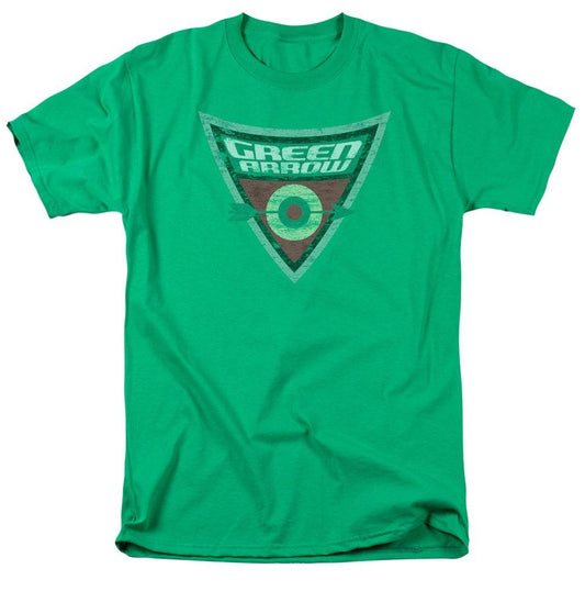 Batman Brave And The Bold Green Arrow Shield Adult T-Shirt - S