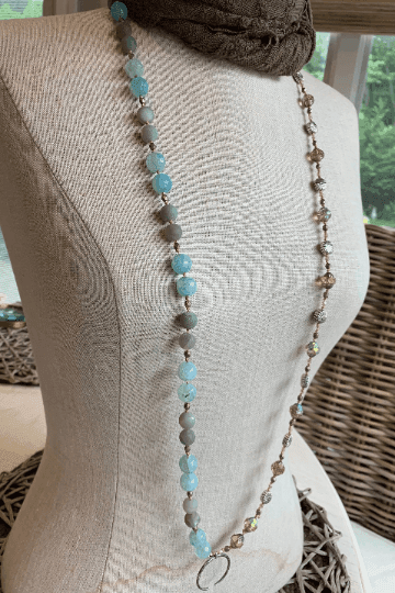 Starfire Moonflower Long Necklace - 