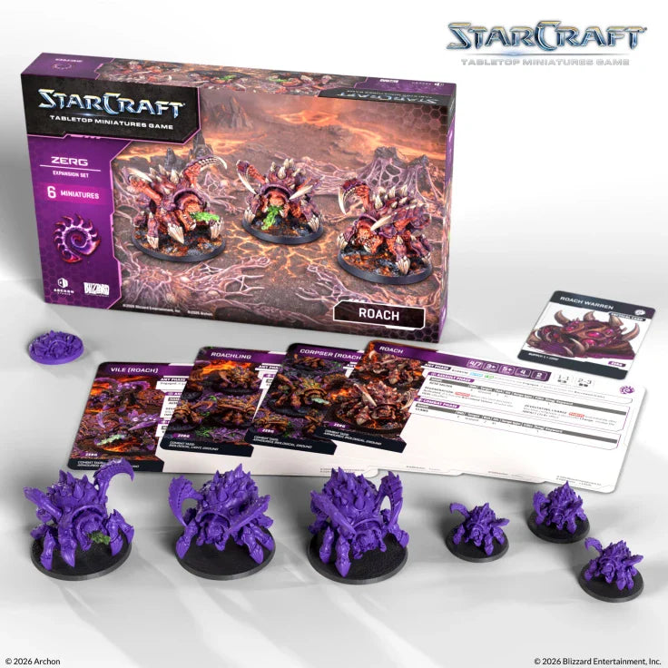 StarCraft The Miniatures Game: Zerg: Roach Expansion Set