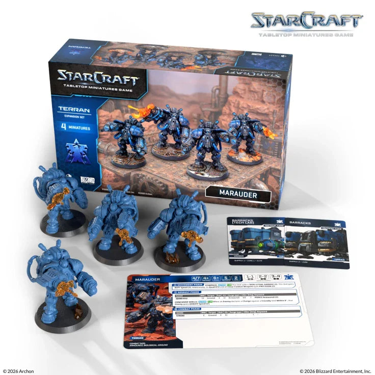 StarCraft The Miniatures Game: Terran: Marauder Expansion Set