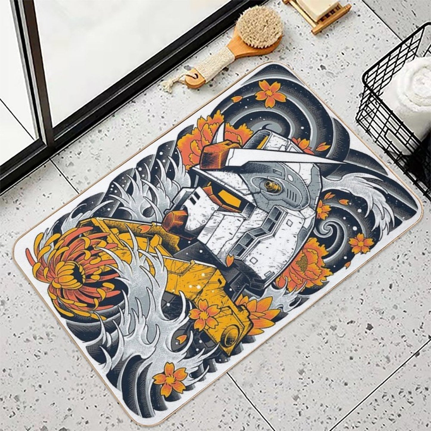 Gundam  Stain-Proof Bath Mat