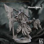 Beastlord Bazgor, the Butcher (Male Capra Warlord) - Holding Body