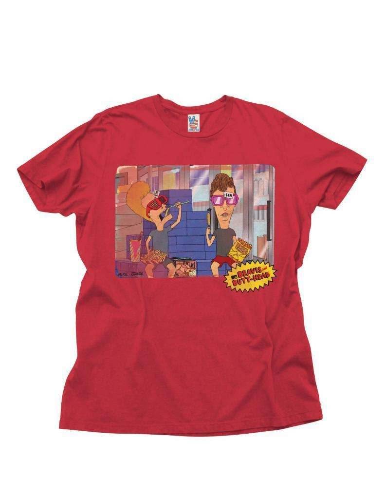 1990s Music TV show Cartoon Dudes Wearing Glasses T-Shirt - S