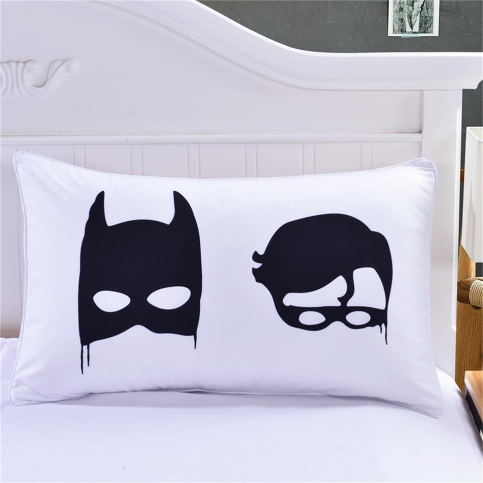 Bedding Cartoon batman print  Pillowcase Print  Pillow Case  Decorative Pillow Cover  Bedding