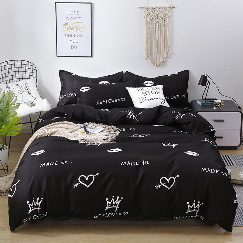 Bedding Four-piece Set Bed Sheet Quilt Cover