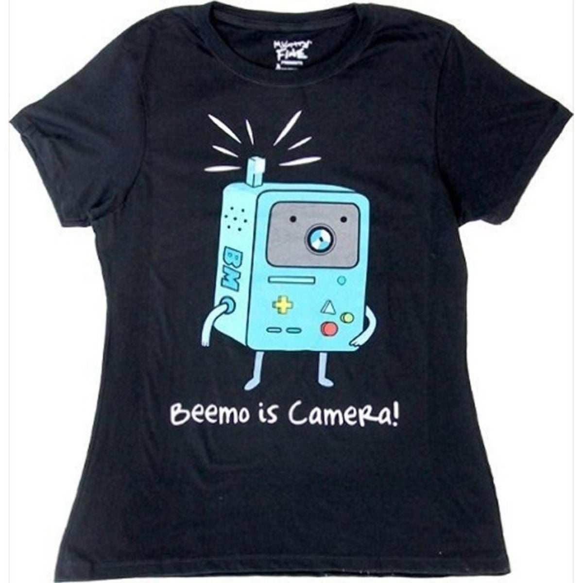 Beemo Is Camera Juniors Black T-shirt - S