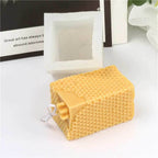 3D Honeycomb Beeswax Aromatherapy Handmade Candle With Mold - Squared