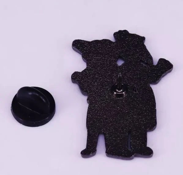 Beetlejuice Bobs Burgers mashup Enamel Pins  small, durable, high quality accessories