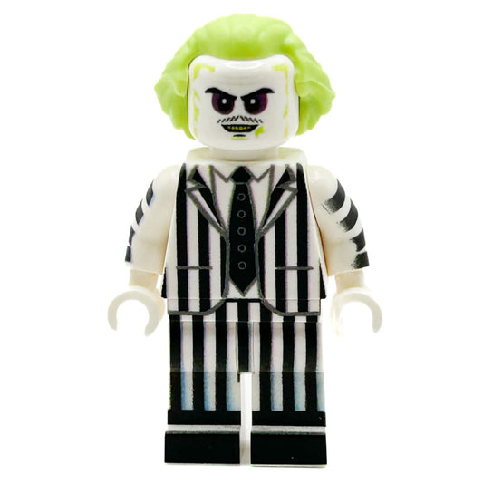 Beetlejuice Custom Minifig made using LEGO parts