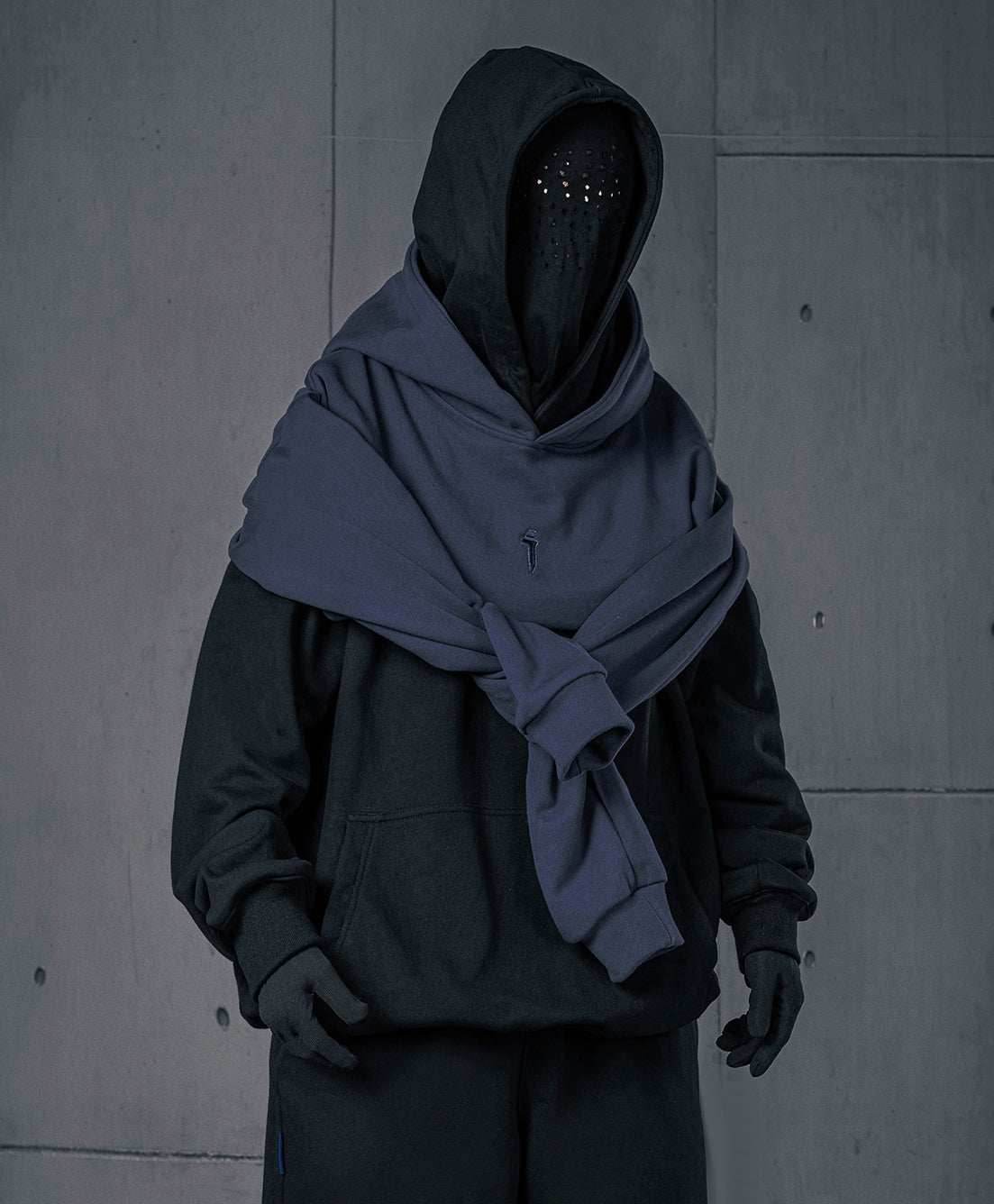 HiH30 Double Double I-Tech Hoodie - Black / M