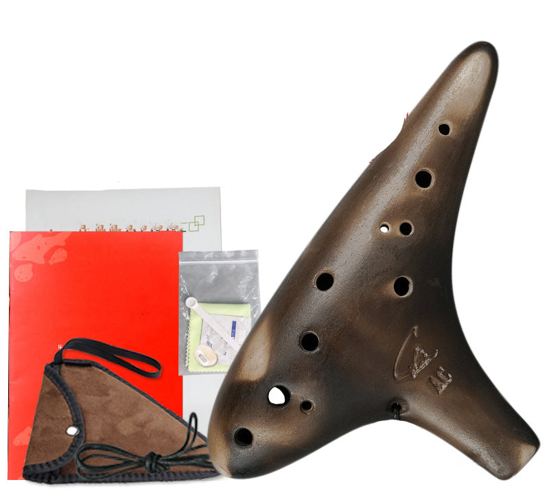 Beginner Of Smoked 12-Hole Retro Ocarina