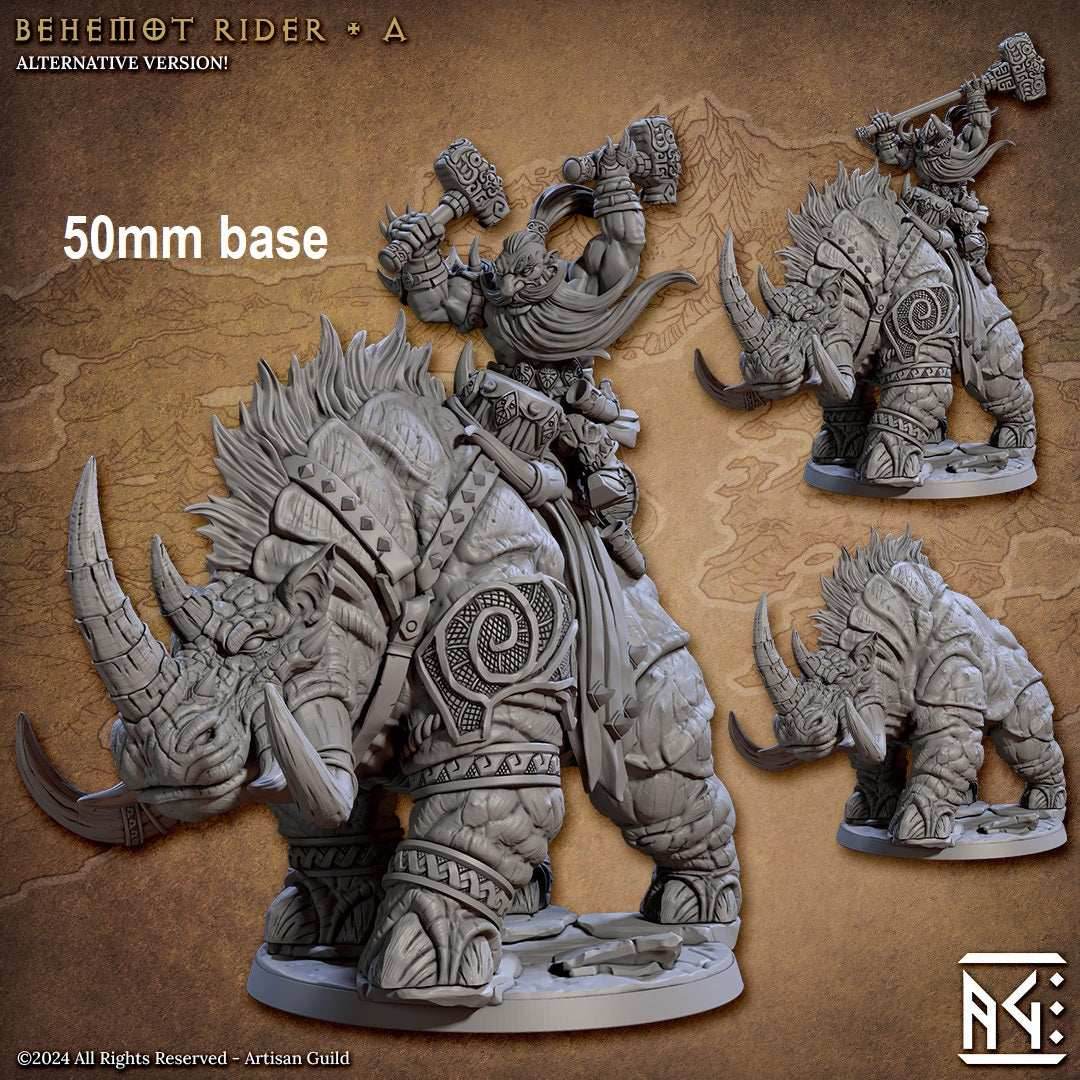 Behemot Rider (Base Sculpt A) - With Helmet / 1 Big Hammer