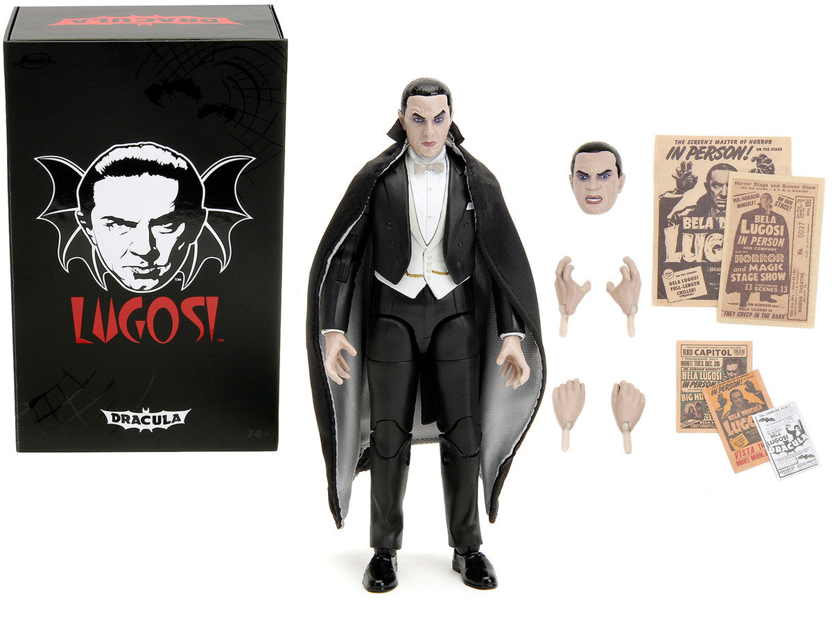 Bela Lugosi Dracula 6" Moveable Figure with Accessories by Jada