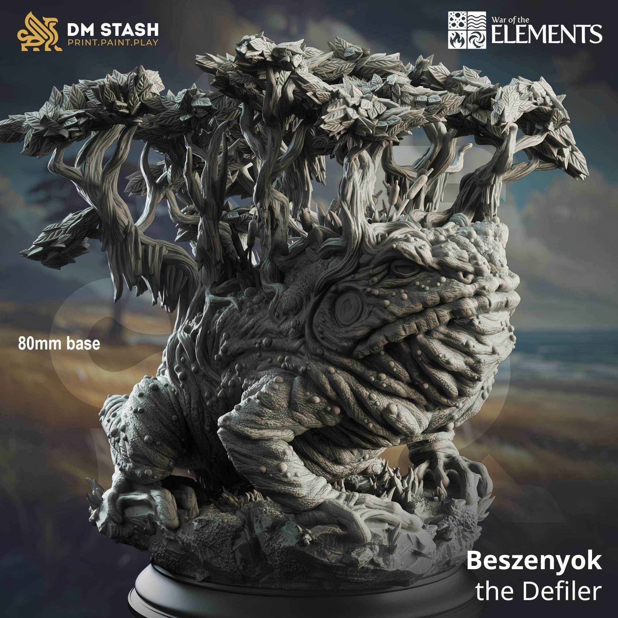Beszenyok, the Defiler (Huge Frog Elemental) - 