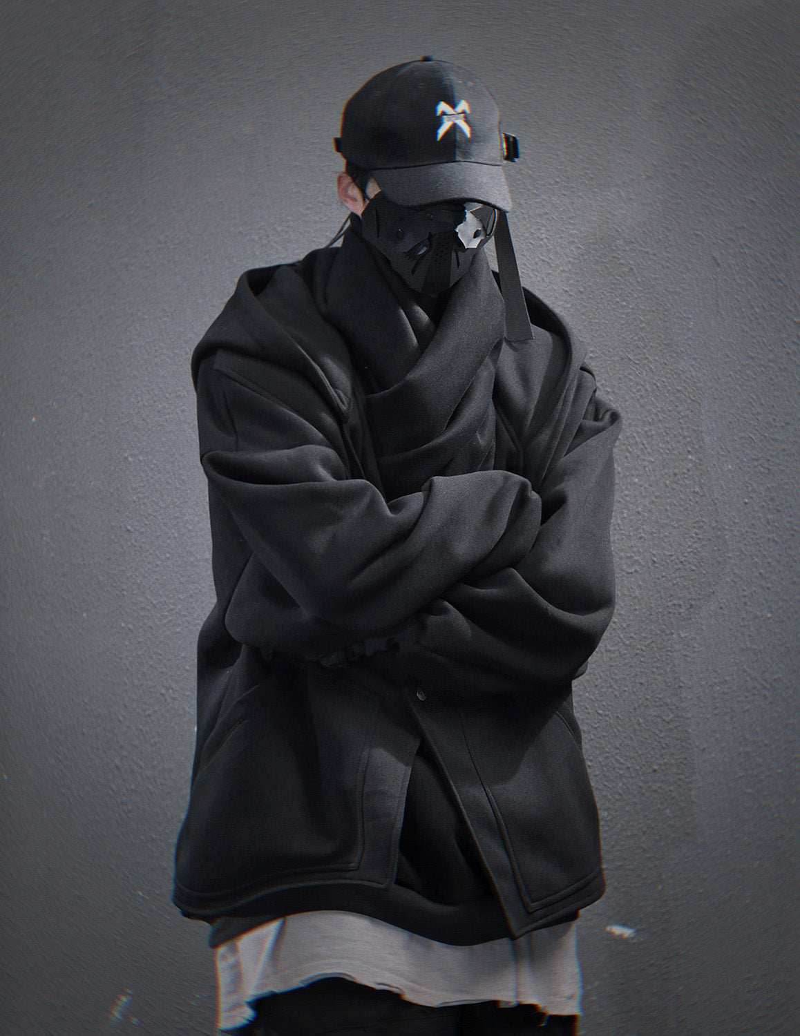 HiH57 Black Assassin Hoodie - M