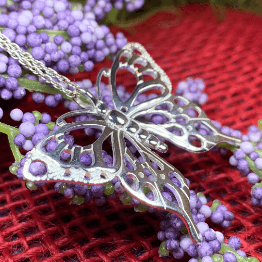 Earrach Butterfly Necklace - 18