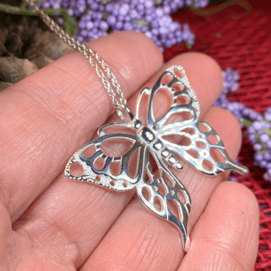 Earrach Butterfly Necklace - 18