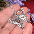 Earrach Butterfly Necklace - 18