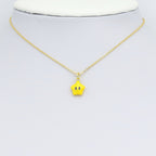Cute Yellow Star Shape Charm Pendant, Sku#Y1038