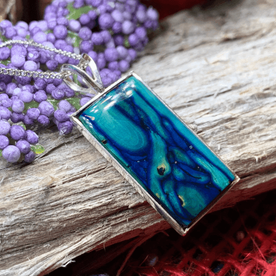 Heathergems Islay Necklace - Blue Green