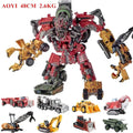 Jinbao 5-in-1 Big Transformation Predaking Anime Robot Action Figure - AOYI 8 IN 1