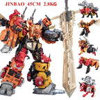 Jinbao 5-in-1 Big Transformation Predaking Anime Robot Action Figure - JINBAO 5 IN 1