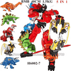 Jinbao 5-in-1 Big Transformation Predaking Anime Robot Action Figure - BMB H6002-7 5 IN 1