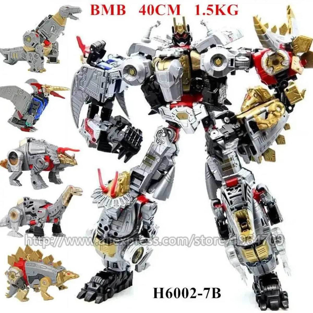 Jinbao 5-in-1 Big Transformation Predaking Anime Robot Action Figure - BMB H6002-7B 5 IN 1