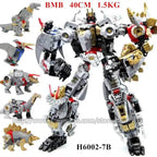 Jinbao 5-in-1 Big Transformation Predaking Anime Robot Action Figure - BMB H6002-7B 5 IN 1