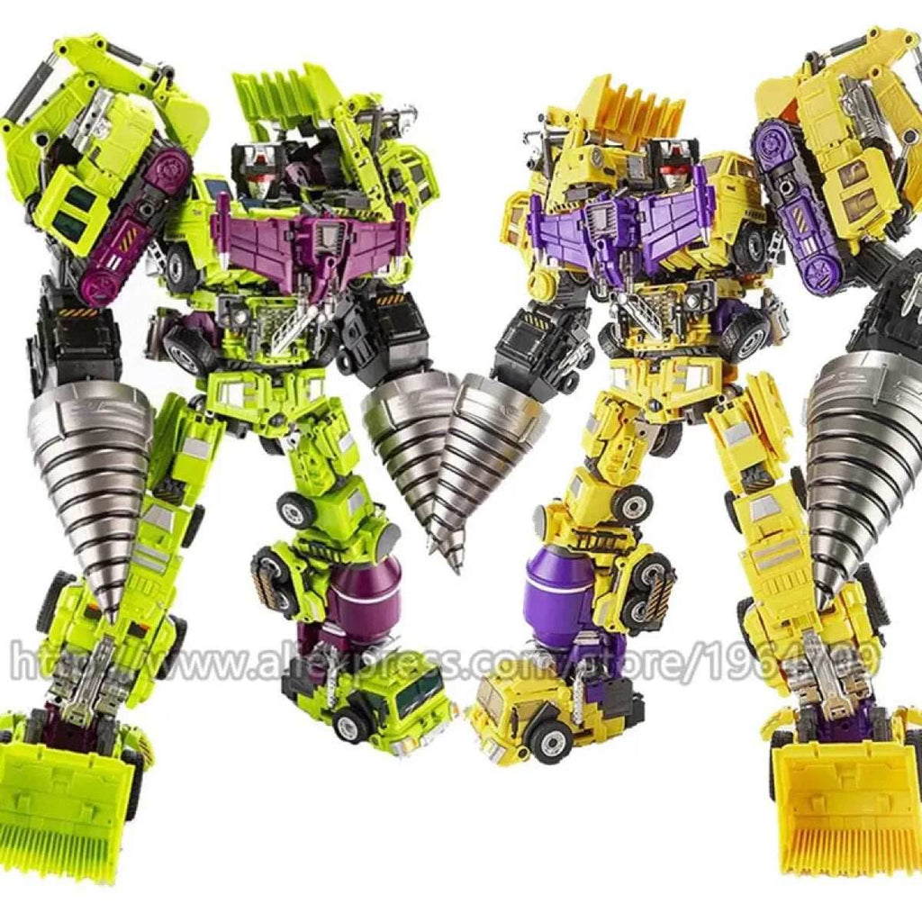 Jinbao 5-in-1 Big Transformation Predaking Anime Robot Action Figure - AOYI 8 IN 1