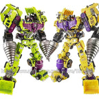 Jinbao 5-in-1 Big Transformation Predaking Anime Robot Action Figure - AOYI 8 IN 1