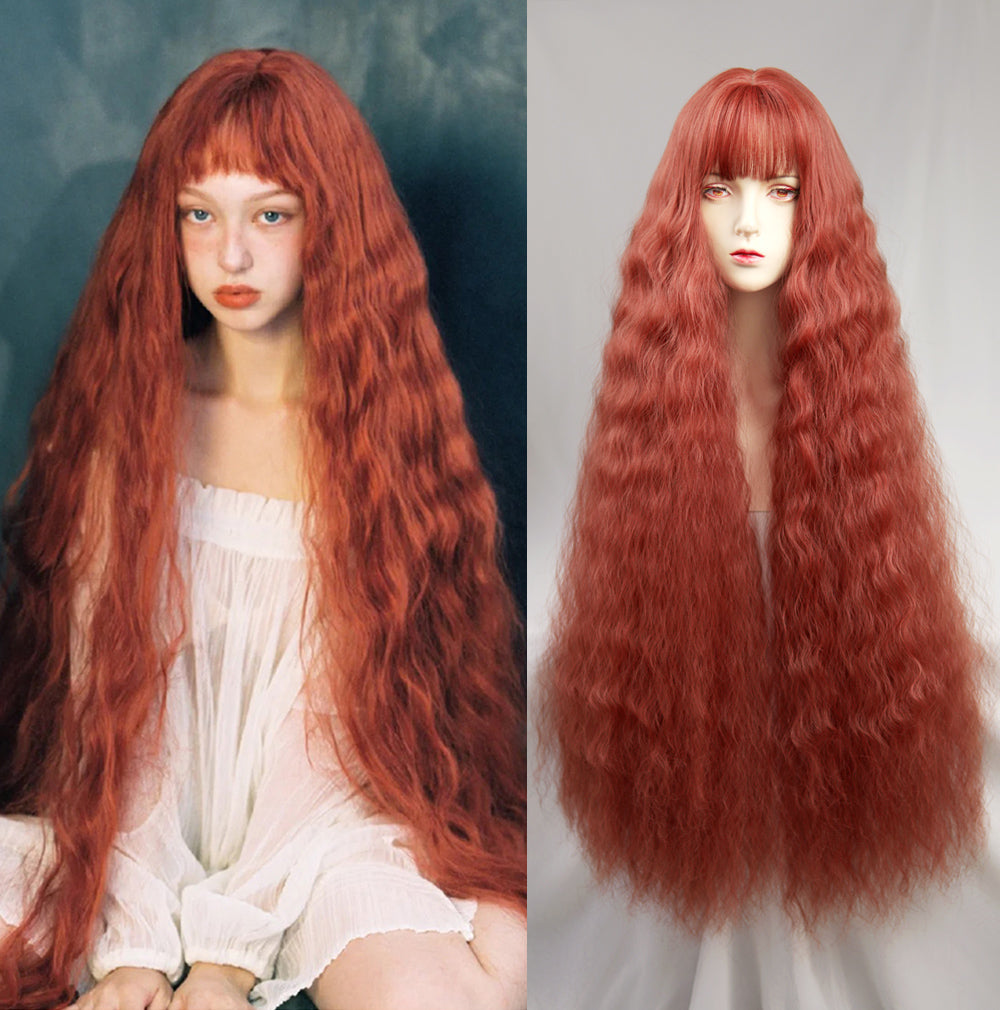 Big Wave Full Head Set Extra Long Wig